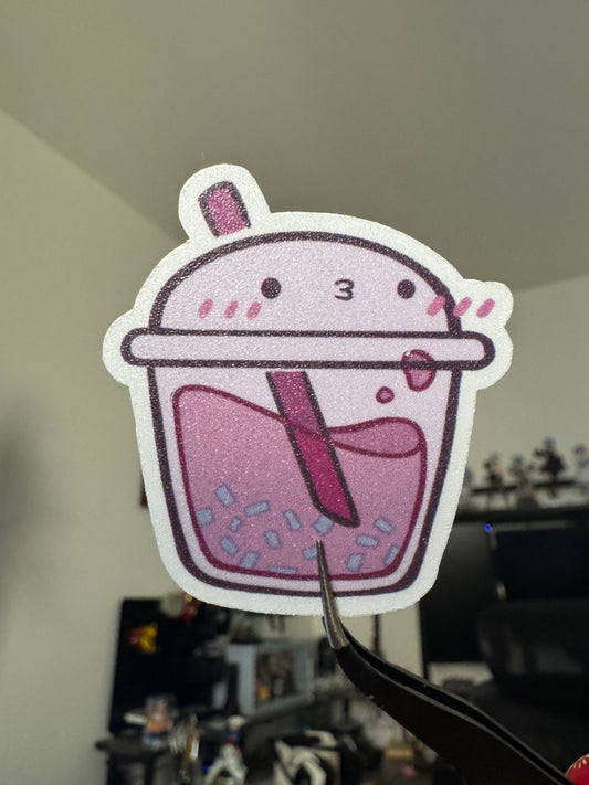 Strawberry Boba Sticker