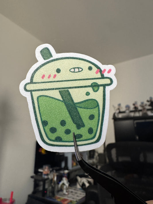 Matcha Boba Sticker